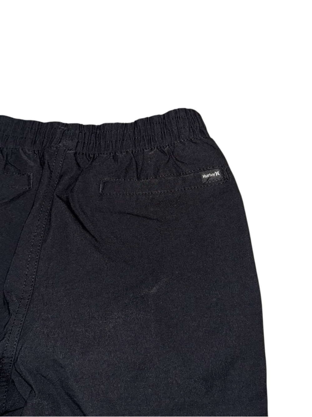 Hurley Boy's Size 14-16 Joggers Track Pants Black Elastic Waistband Nylon - Picture 6 of 6